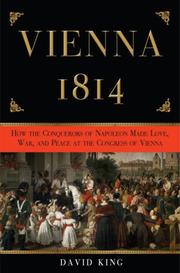 Cover of: Vienna 1814 by David King
