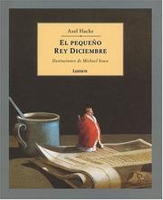 Cover of: El pequeño Rey Diciembre by Axel Hacke
