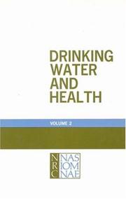 Cover of: Drinking Water and Health, by National Research Council (US), Safe Drinking Water Committee