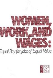 Cover of: Women, work, and wages by Donald J. Treiman, Heidi I. Hartmann