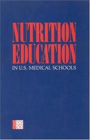 Cover of: Nutrition education in U.S. medical schools