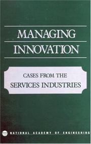 Cover of: Managing Innovation | National Academy of Engineering.