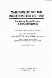 Materials Science and Engineering for the 1990s by National Research Council (US)
