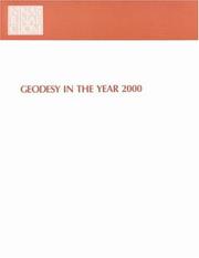 Cover of: Geodesy in the year 2000