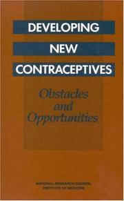 Cover of: Developing new contraceptives | 