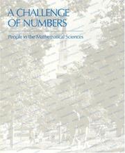 Cover of: A Challenge of Numbers by Bernard L. Madison for the Committee on the Mathematical Sciences in the Year 2000, National Research Council (US)
