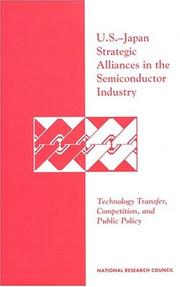 Cover of: U.S.-Japan Strategic Alliances in the Semiconductor Industry by Committee on Japan, National Research Council (US)