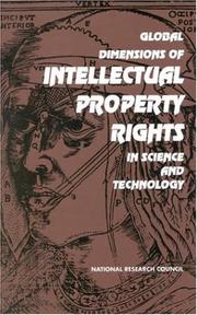 Cover of: Global dimensions of intellectual property rights in science and technology