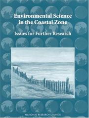 Cover of: Environmental Science in the Coastal Zone: Issues for Further Research