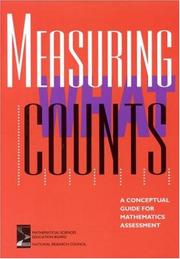 Cover of: Measuring what counts | National Research Council (U.S.). Mathematical Sciences Education Board.