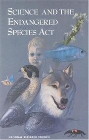 Cover of: Science and the Endangered Species Act