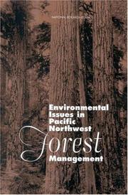 Cover of: Environmental Issues in Pacific Northwest Forest Management by Committee on Environmental Issues in Pacific Northwest Forest Management, Board on Biology, National Research Council (US)