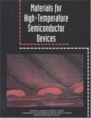 Cover of: Materials for high-temperature semiconductor devices