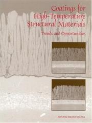 Cover of: Coatings for high-temperature structural materials: trends and opportunities