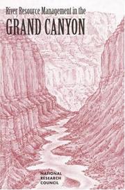 Cover of: River resource management in the Grand Canyon