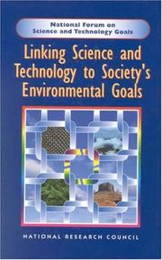 Cover of: Linking science and technology to society's environmental goals