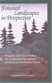 Cover of: Forested Landscapes in Perspective: Prospects and Opportunities for Sustainable Management of America's Nonfederal Forests (Agriculture)