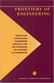 Cover of: Frontiers of Engineering