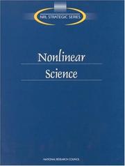 Cover of: Nonlinear Science by Panel on Mathematics (Nonlinear Science and the Navy), Mathematics, and Applications Commission on Physical Sciences, National Research Council (US)