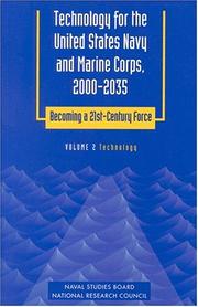 Cover of: Technology (Technology for the United States Navy and Marine Corps, 2000-2035 Becoming a 21st-Century Force , Vol 2) by National Research Council (US)
