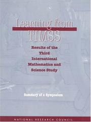 Cover of: Learning from TIMSS: results of the Third International Mathematics and Science Study : summary of a symposium