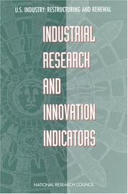 Cover of: Industrial Research and Innovation Indicators by National Research Council (US)