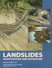 Cover of: Landslides: Investigation and Mitigation (Special Report (National Research Council (U.S.). Transportation Research Board), 247.)