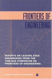 Cover of: Frontiers of Engineering by National Academy of Engineering., National Academy of Engineering.