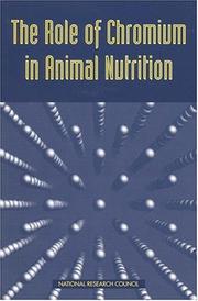 Cover of: The role of chromium in animal nutrition