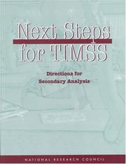 Cover of: Next Step for Timss: Directions for Secondary Analysis (Compass Series)