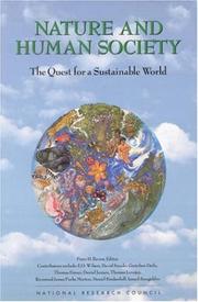 Cover of: Nature and Human Society: The Quest for a Sustainable World
