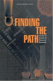 Cover of: Finding the Path | Committee on Federal Policy for Access to Research Resources