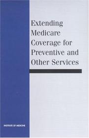 Cover of: Extending Medicare Coverage for Preventive and Other Services