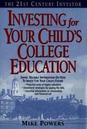 Cover of: The 21st century investor: investing for your child's college education