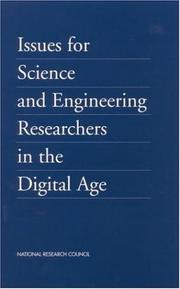 Cover of: Issues for science and engineering researchers in the digital age by [Ad Hoc Committee on Being a Scholar in the Digital Age].