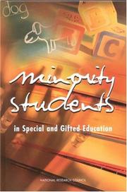 Cover of: Minority Students in Special and Gifted Education