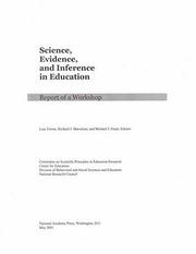 Cover of: Science, Evidence, and Inference in Education by Committee on Scientific Principles in Education Research, National Research Council (US)