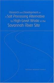 Research and development on a salt processing alternative for high-level waste at the Savannah River Site