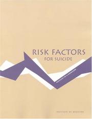 Cover of: Risk Factors for Suicide: Summary of a Workshop