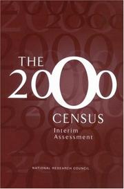 Cover of: The 2000 Census: Interim Assessment