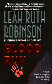 Cover of: Blood Run by Leah R. Robinson, Leah Ruth Robinson