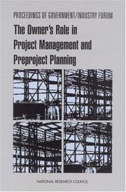 Cover of: Proceedings of Government/Industry Forum by Committee for Oversight and Assessment of U.S. Department of Energy Project Management, National Research Council (US)