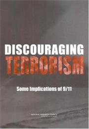 Cover of: Discouraging Terrorism by Panel on Understanding Terrorists in Order to Deter Terrorism, National Research Council (US)