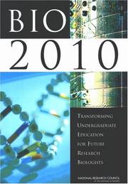 Cover of: BIO2010: Transforming Undergraduate Education for Future Research Biologists