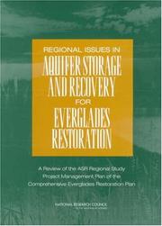 Cover of: Regional Issues in Aquifer Storage and Recovery for Everglades Restoration by Committee on Restoration of the Greater Everglades Ecosystem, National Research Council (US)