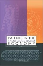 Cover of: Patents in the Knowledge-Based Economy by Committee on Intellectual Property Rights in the Knowledge-Based Economy, National Research Council (US)