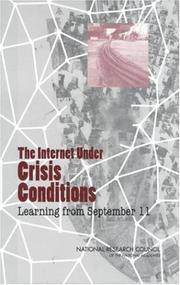 Cover of: The Internet under crisis conditions | 