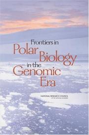 Cover of: Frontiers in polar biology in the genomic era