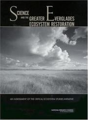 Cover of: Science and the Greater Everglades Ecosystem Restoration by Panel to Review the Critical Ecosystem Studies Initiative, National Research Council (US)