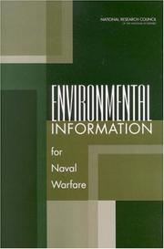 Cover of: Environmental information for naval warfare